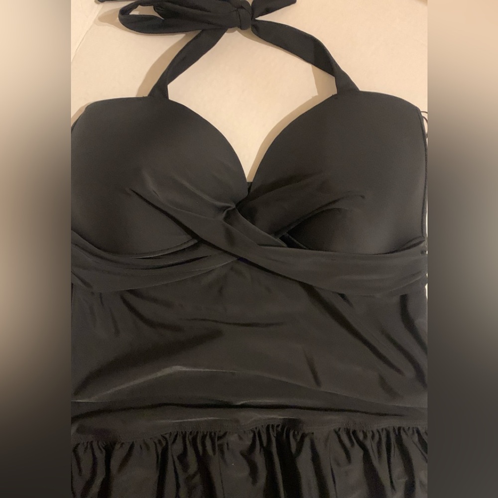 Jaclyn Smith Halter Swimsuit Designed to Enhance Your Curves